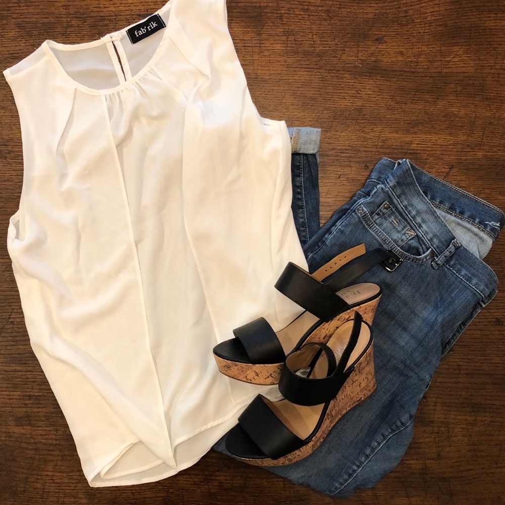 fab’rik White Tulip Blouse